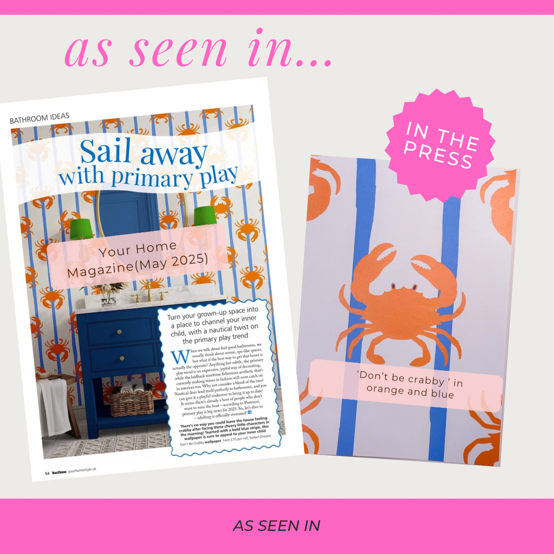 Sorbet Dreams wallpaper reviews in the press featured premium wallpaper brand