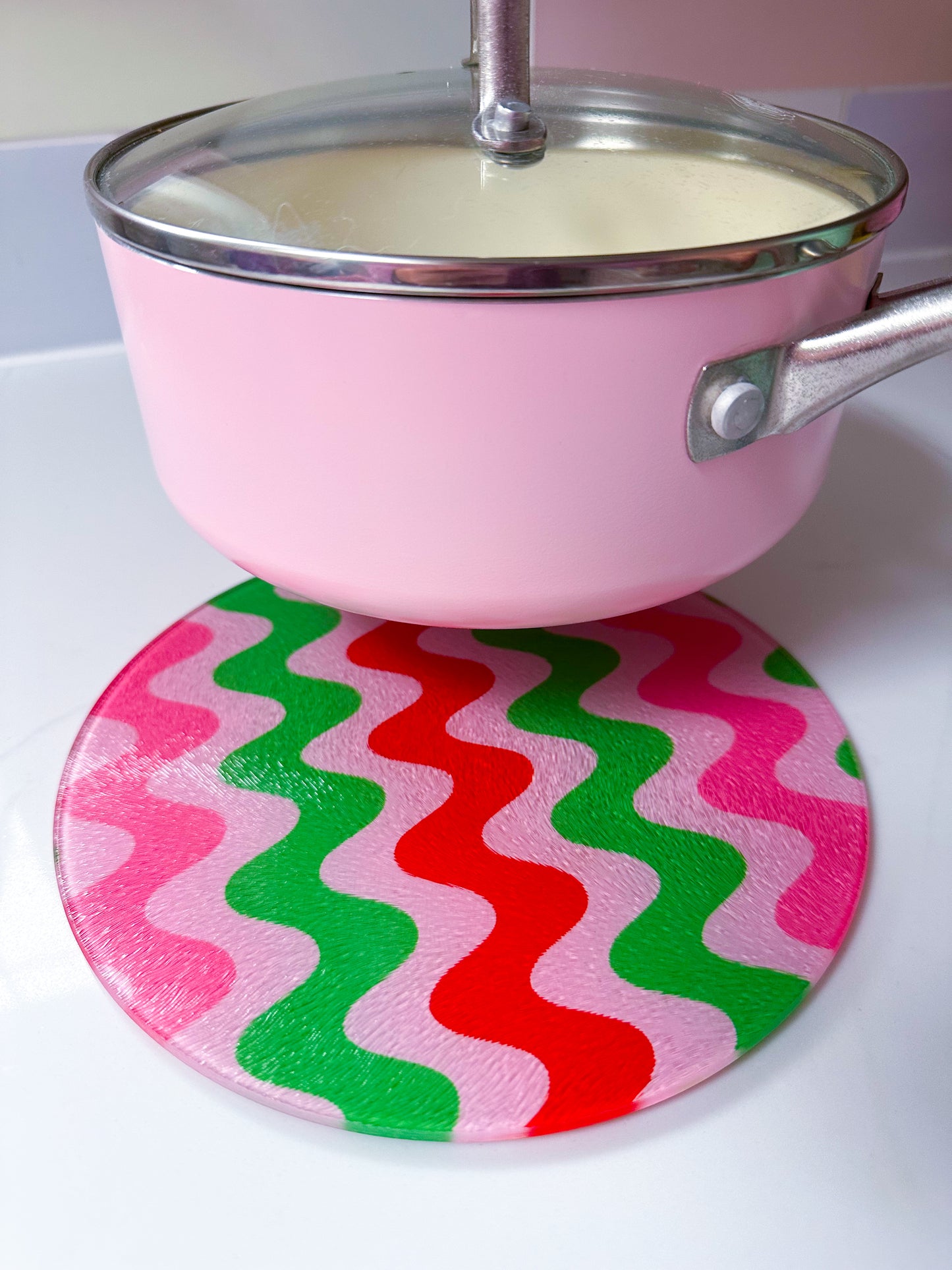 Wavy Christmas Trivet