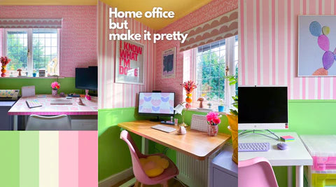 how to create a fun home office space