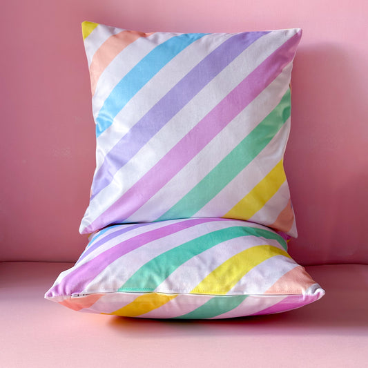 colourful velvet cushions 