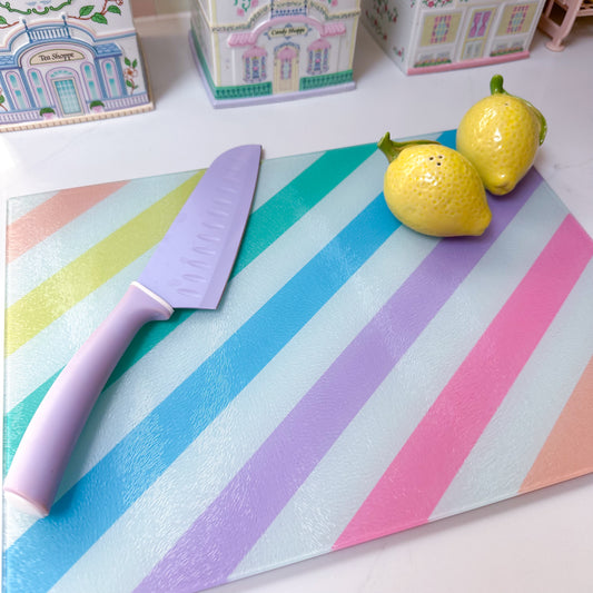 rainbow cutting board worktop saver kitchen accessory 