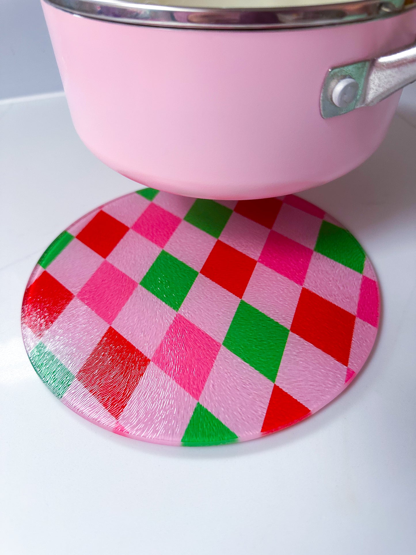 Harlequin Christmas Trivet