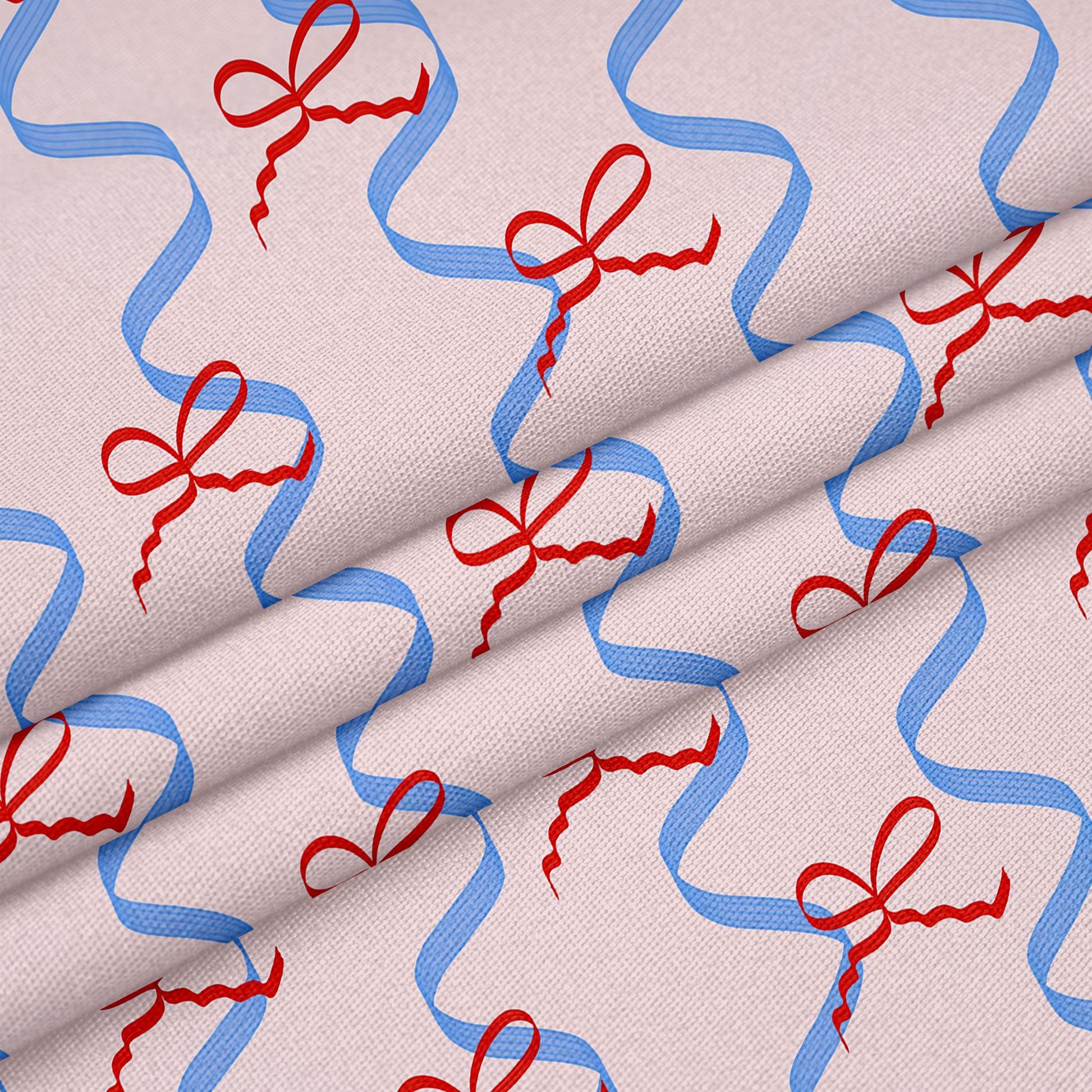 bows and ribbons fabric