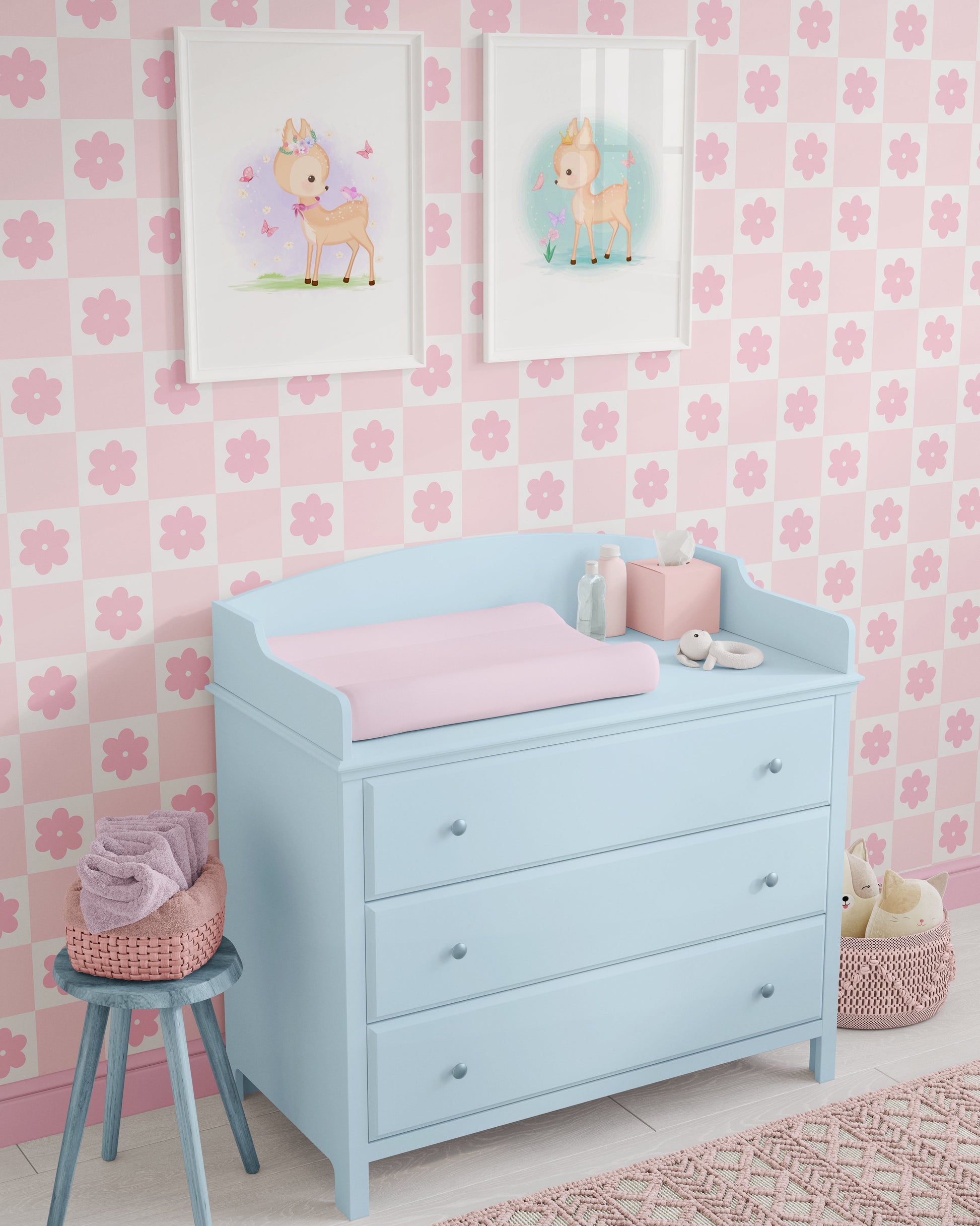 pastel pink wallpaper girls nursery wallpaper baby room