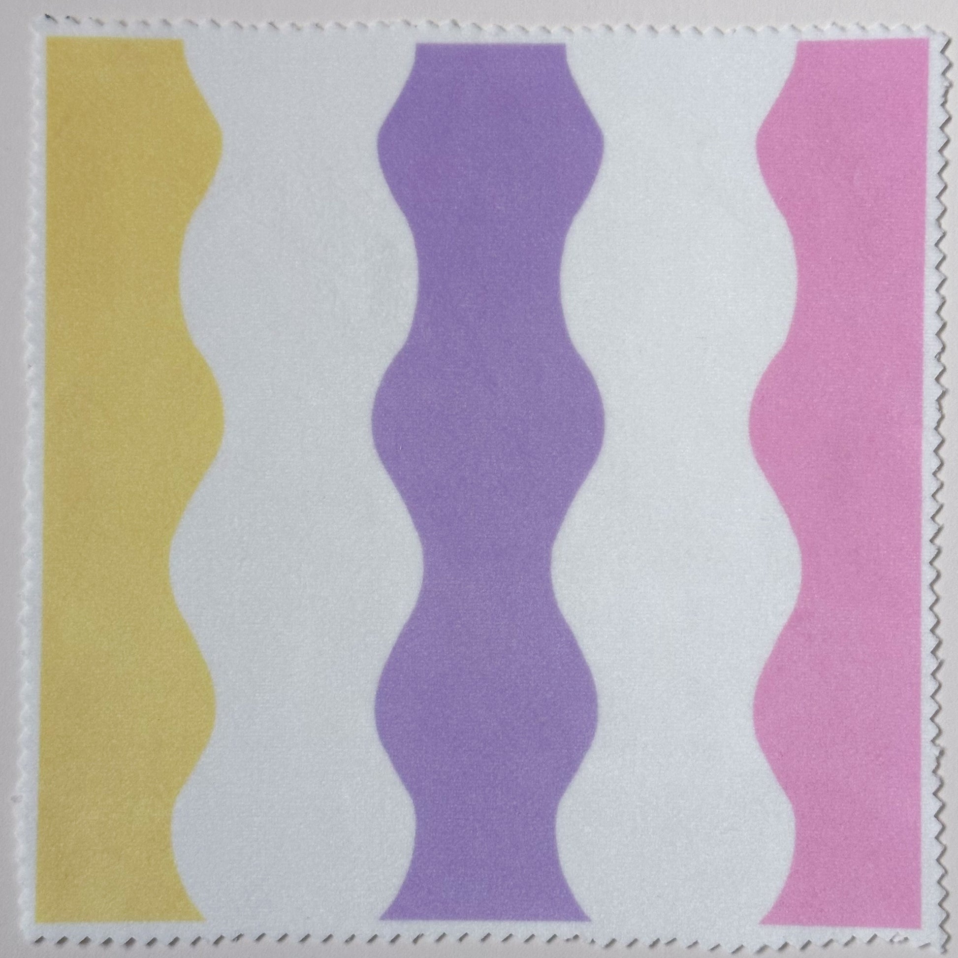 wavy pastel velvet fabric