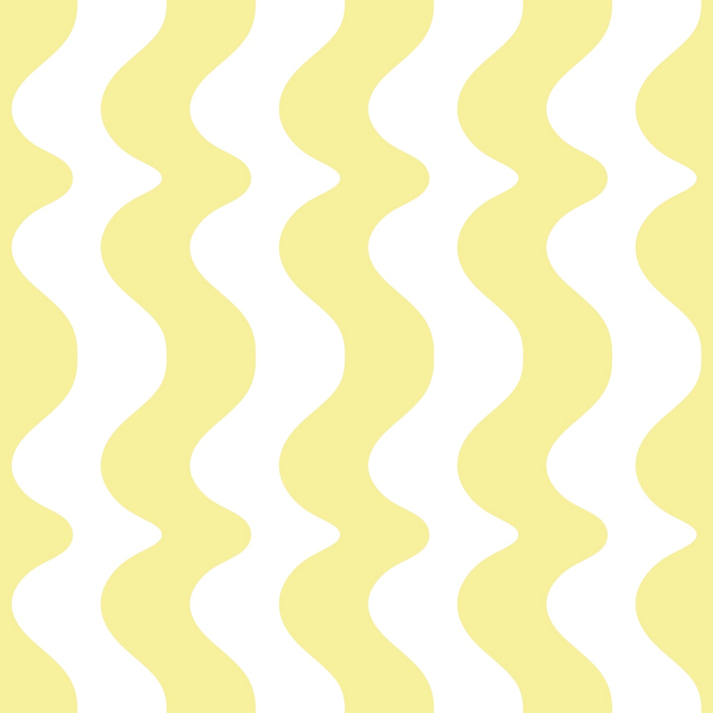 lemon sorbet wallpaper with wiggles pattern